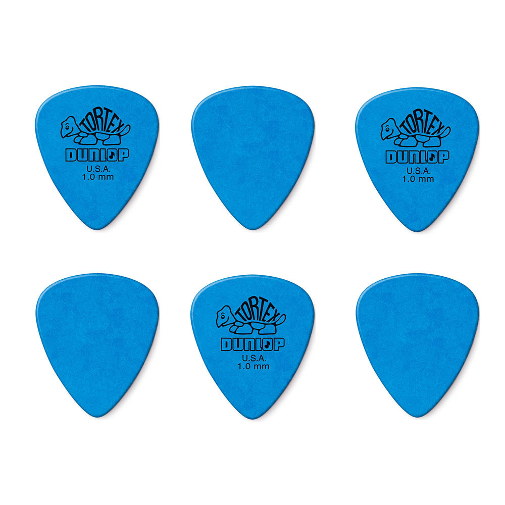 お気にいる Kit mm 1.00 Azul 418P1.0 Tortex Dunlop Palhetas 6 C/ 工芸品