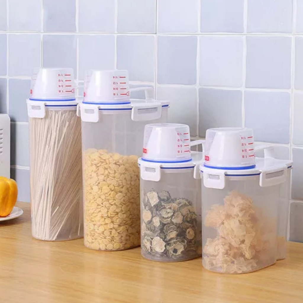 Dispenser para Alimentos grãos cereais pote hermético 2k