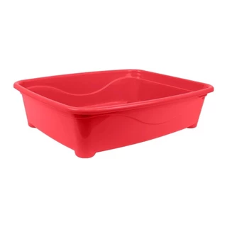 Bandeja Higiênica Furacão Pet para Gatos Classic Vermelha em Oferta na Shopee