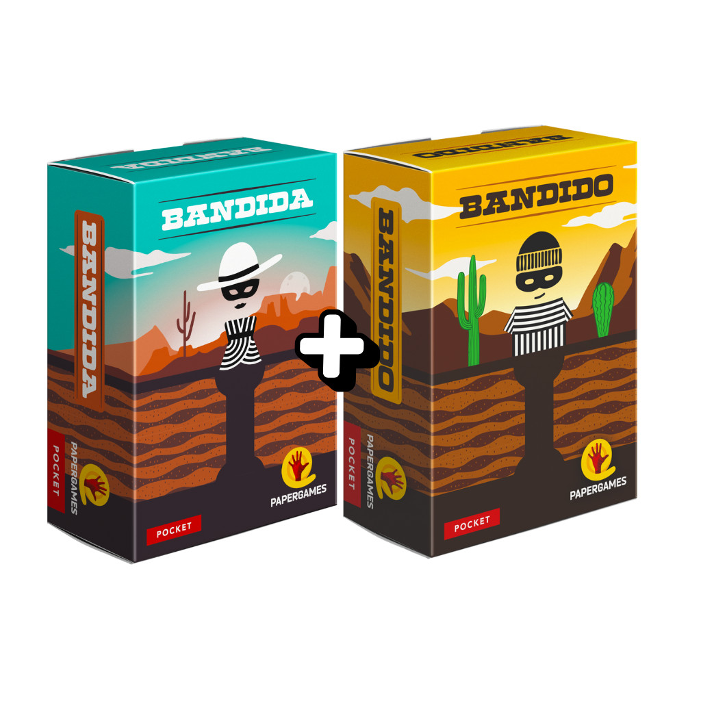 Kit 2 Jogos: Bandido + Bandida (Fuga dos Amantes Papergames) | Shopee ...