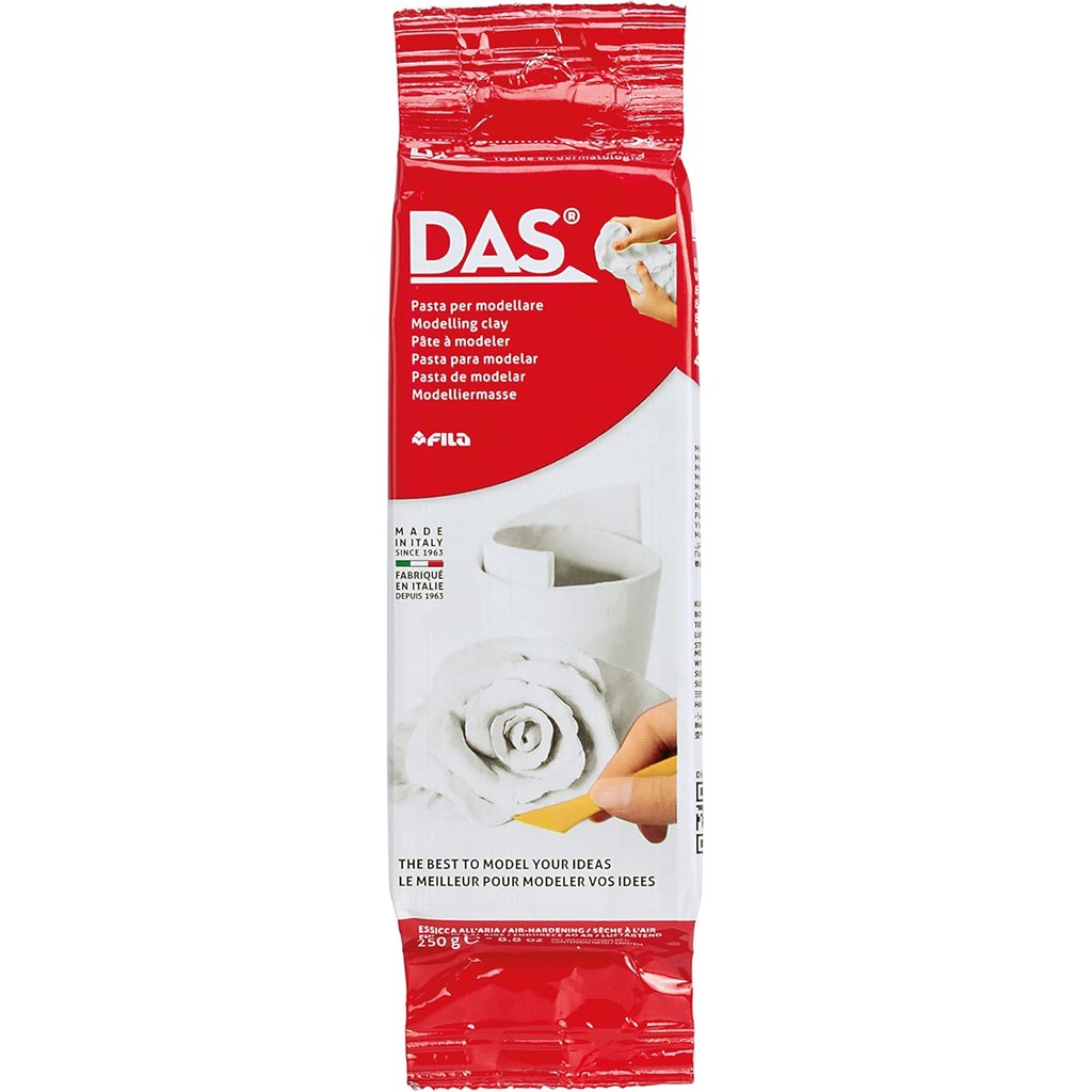 Massa Ceramica Modelar Das 250G Branca Escultura | Shopee Brasil