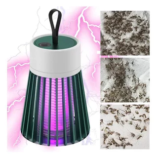 KIT 2 Luminária Led Mosquiteiro Sem Radiação Armadilha De Insetos Pernilongos Mosquito Repelente Eletrônico
