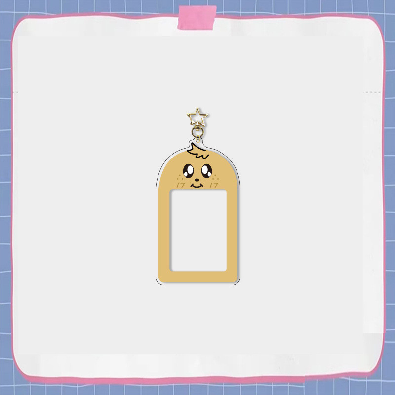 Kpop Idol Seventeen Miniteen Chaveiro Porta-Cartão Fotográfico