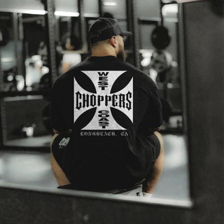 Camiseta Oversized Camiseta West Coast Choppers Paul Walker 100% Algodão Top Oferta Loja Sparta