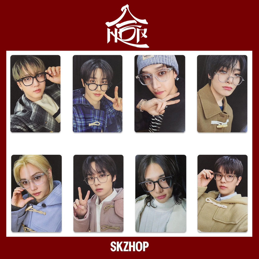 Kpop Idol Stray Kids SKZHOP Álbum De Edição Especial Cartões