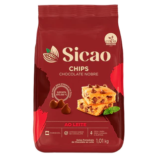 Chips de Chocolate ao Leite Nobre 1,01kg SICAO