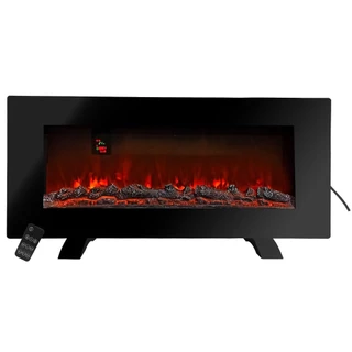 Lareira Elétrica de Parede e Bancada com Controle 1500w em Oferta na Shopee