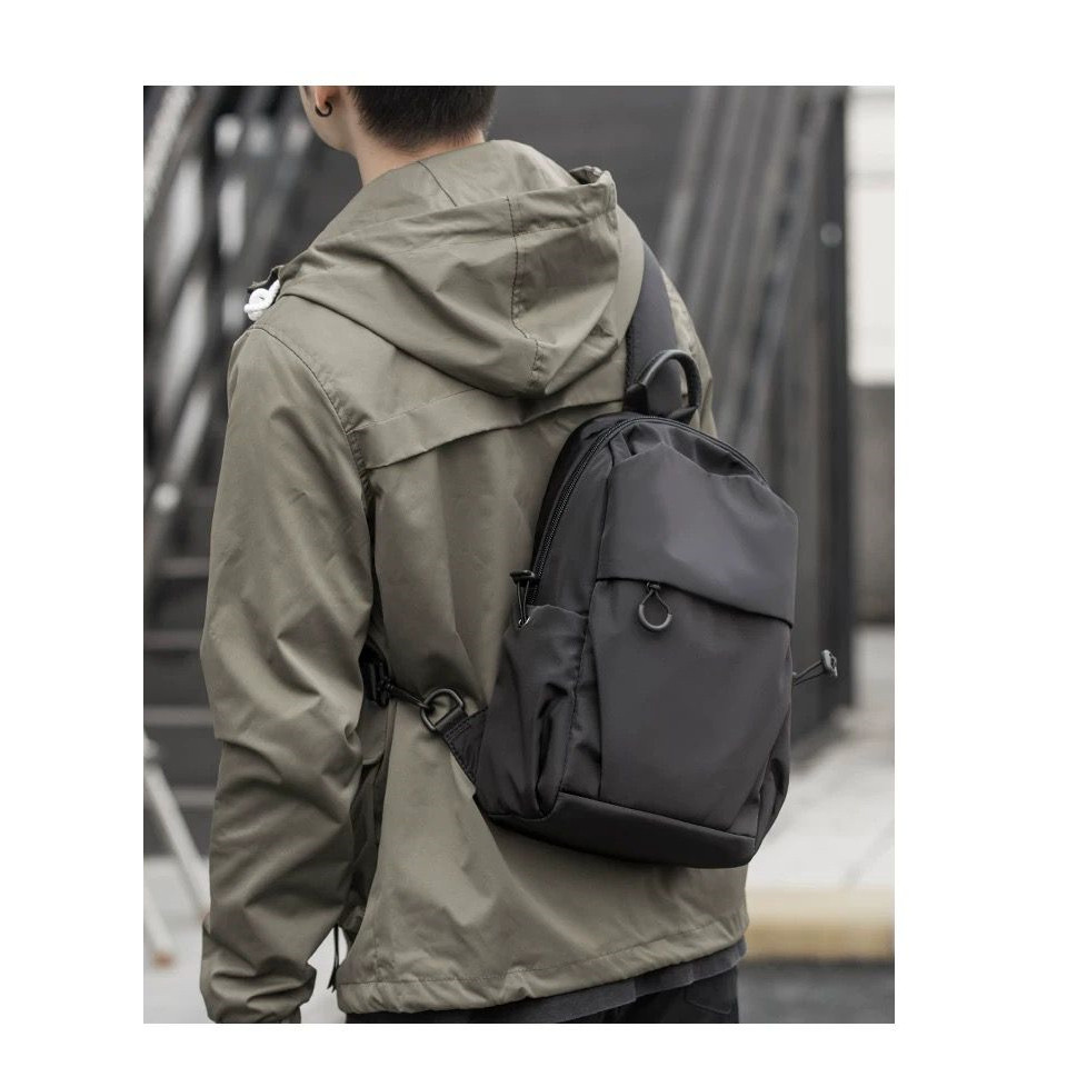 Bolsa Mochila Pochete Grande Transversal Masculino Chest Bags De Ombro Impermeável X067