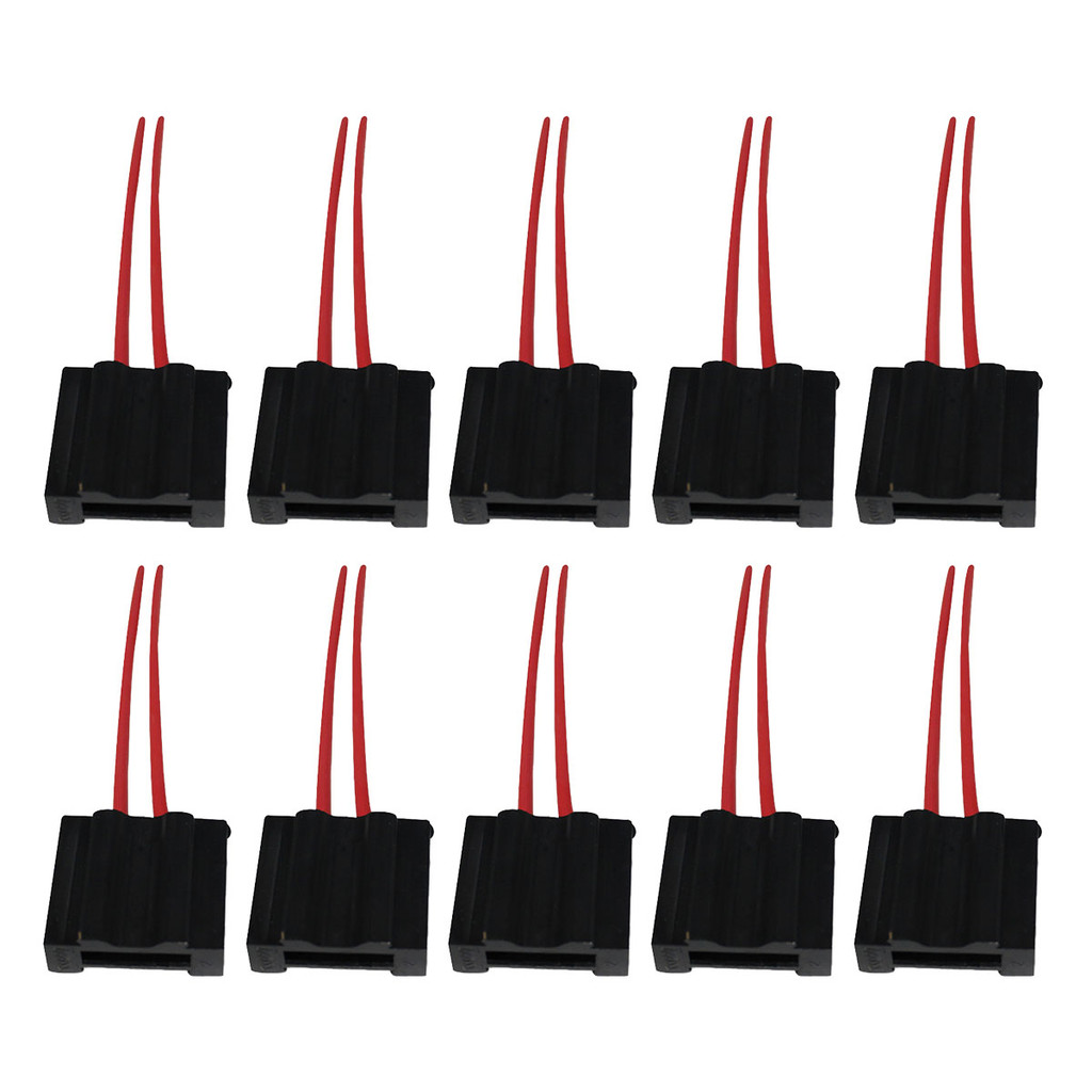 Kit 10 Chicote Porta Fusível Lâmina Com Fio 2,5mm ete7198a