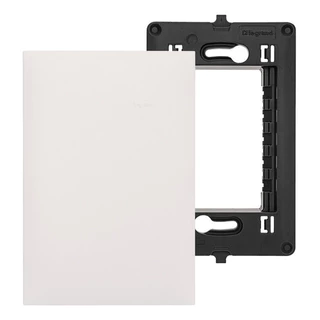 Kit Placa Cega Branca 4x2 Pial Plus+ Completa Com Suporte Original C/ Nf