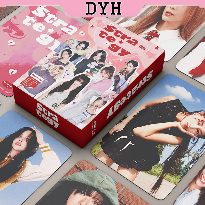 55pcs Duas Vezes Cartão LOMO Stratégy Álbum Photocard De Coleção KPOP ...