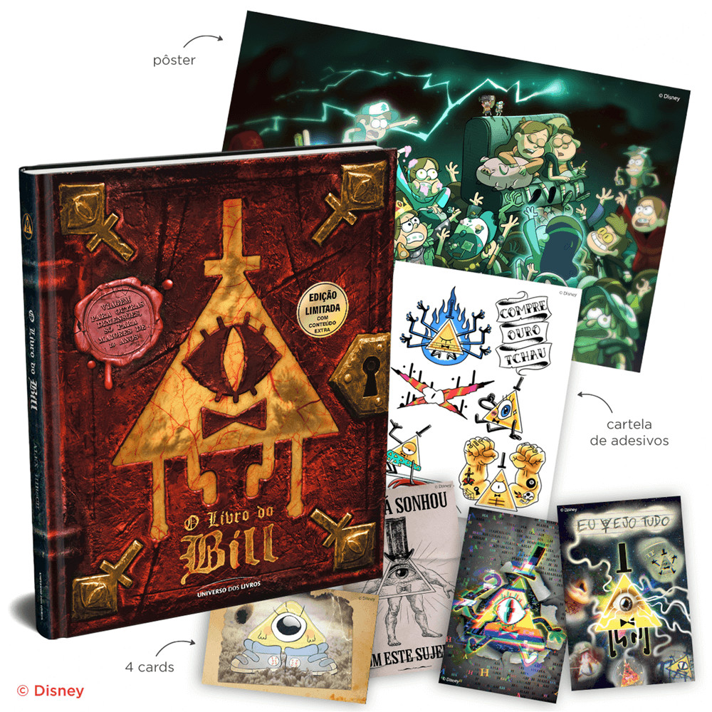 Disney Gravity Falls - O livro do Bill - Versão estendida - Edição com ...