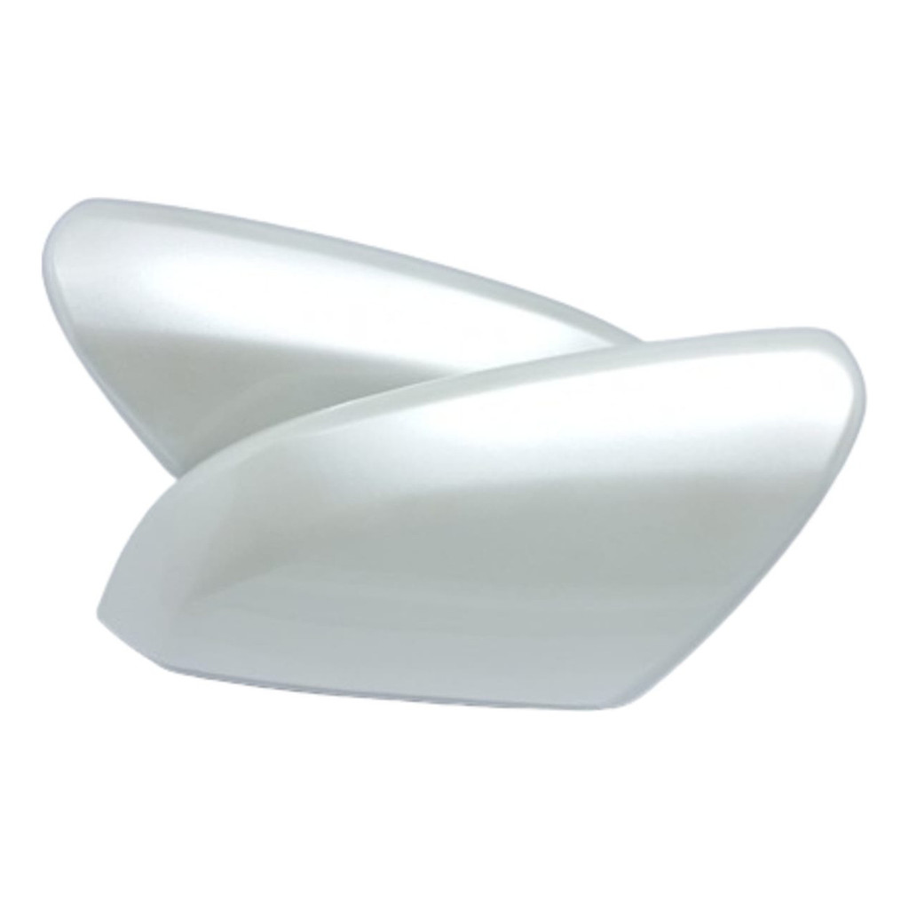 Par Capa Retrovisor Civic G10 2017/2023 Branco Perolizado