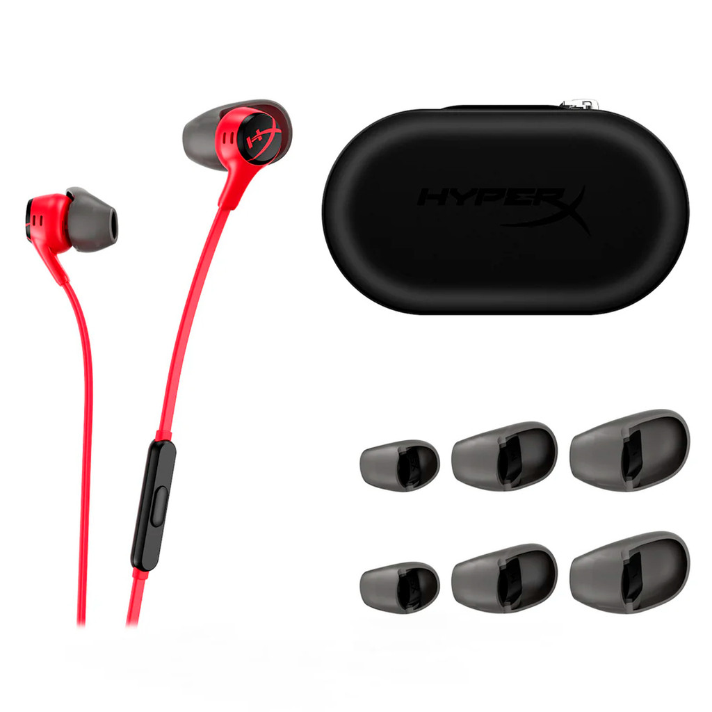 Fone De Ouvido Gamer Hyperx Cloud Earbuds II Vermelho 705L8AA