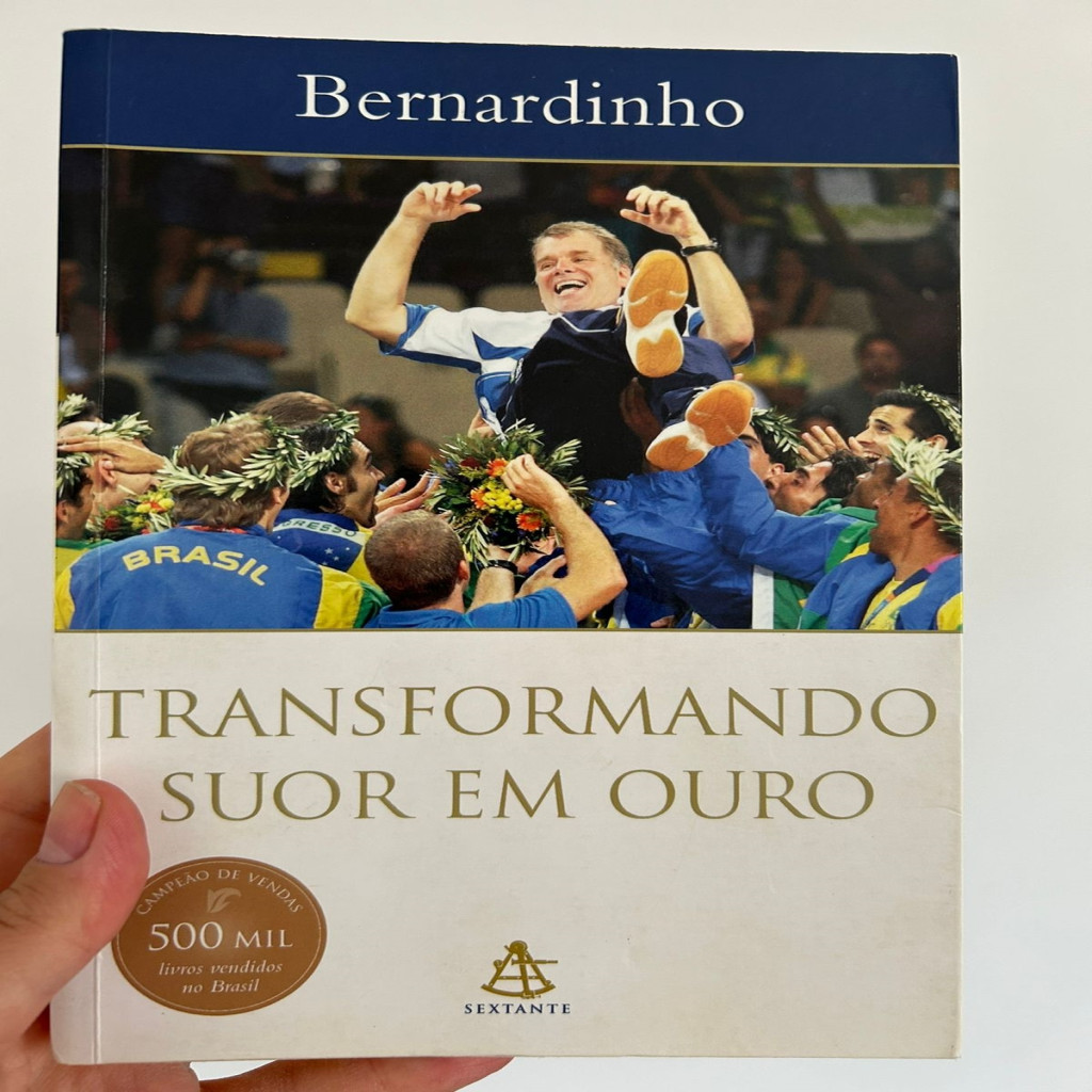 Transformando Suor em Ouro autor Bernardinho | Shopee Brasil