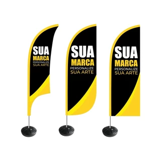 WindBanner Personalizado Kit Completo do Seu Jeito 2,8m em Oferta na Shopee