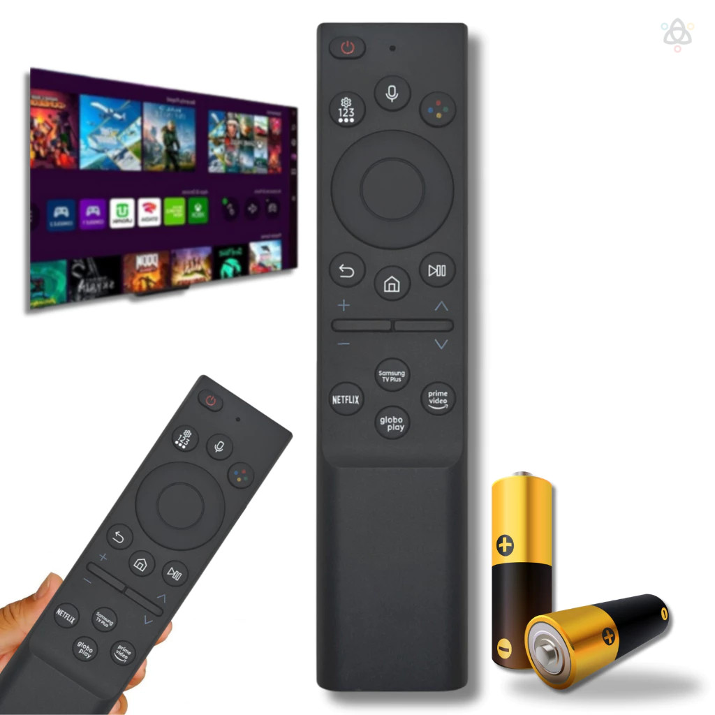 Controle Remoto Smart Tv Compatível SAMSUNG 4K 8K QLED UHD CU8000 ...