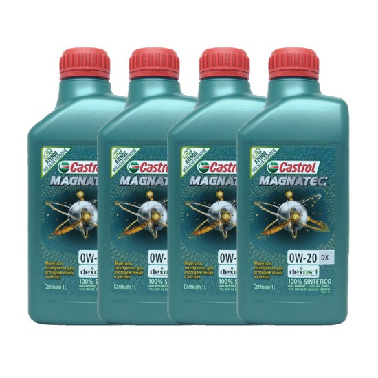Castrol MAGNATEC 0W-20 4L 2缶セット 4 Castrol Magnatec 0w20 DX Api Sn Sintético | Shopee Brasil
