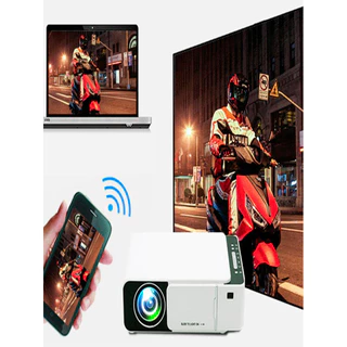 Projetor Led Portátil Espelhamento Wifi 2500 Lúmens T5 em Oferta na Shopee
