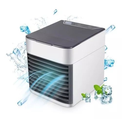 Mini Ar Condicionado Climatizador Usb Portátil Umidificador