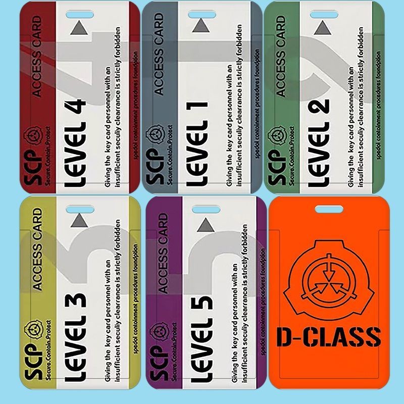 SCP Foundation Personalizado Stundet School ID Work Card Holder Metro ...