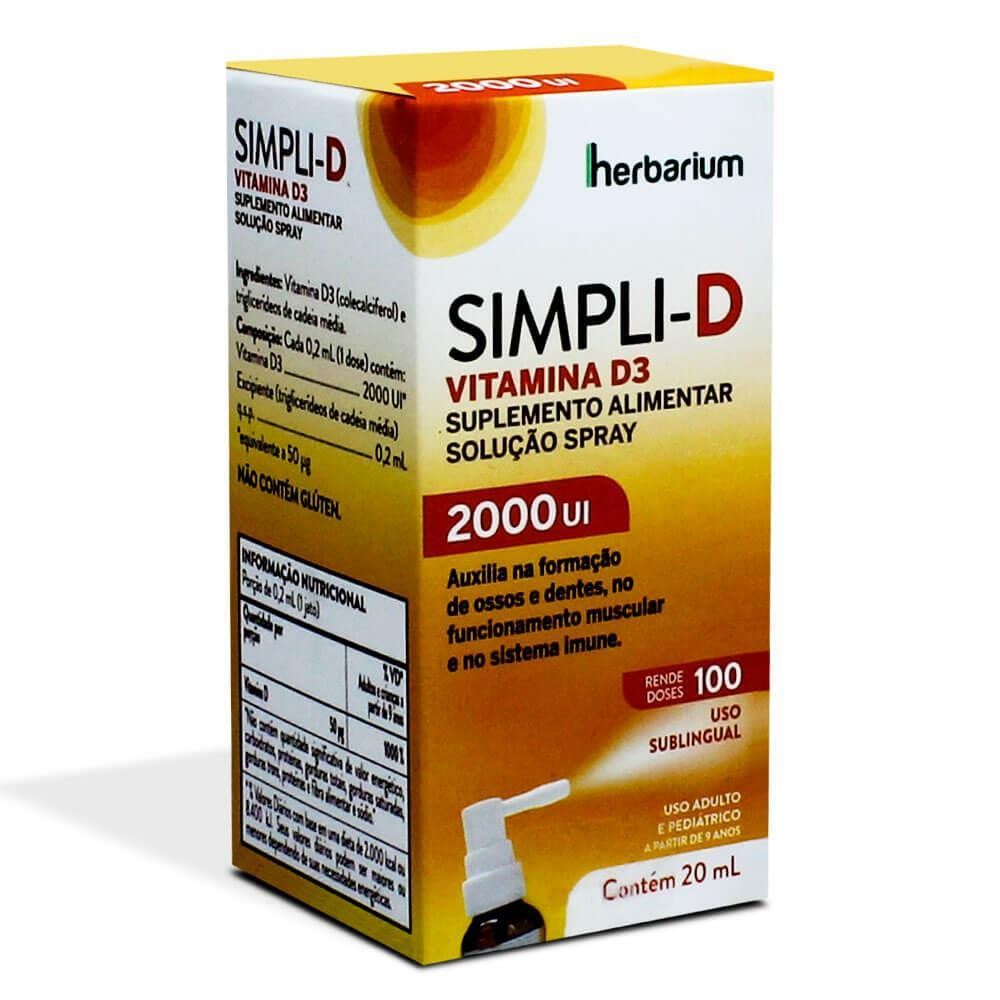 SIMPLI-D 2000UI COM 20ML | Shopee Brasil