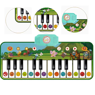 Tapete Piano Divertido Musical Infantil Multifuncional Castela