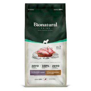 Ração Bionatural Prime Light Para Cães Adultos Castrados Raças Pequenas Sabor Frango 2,5kg em Oferta na Shopee
