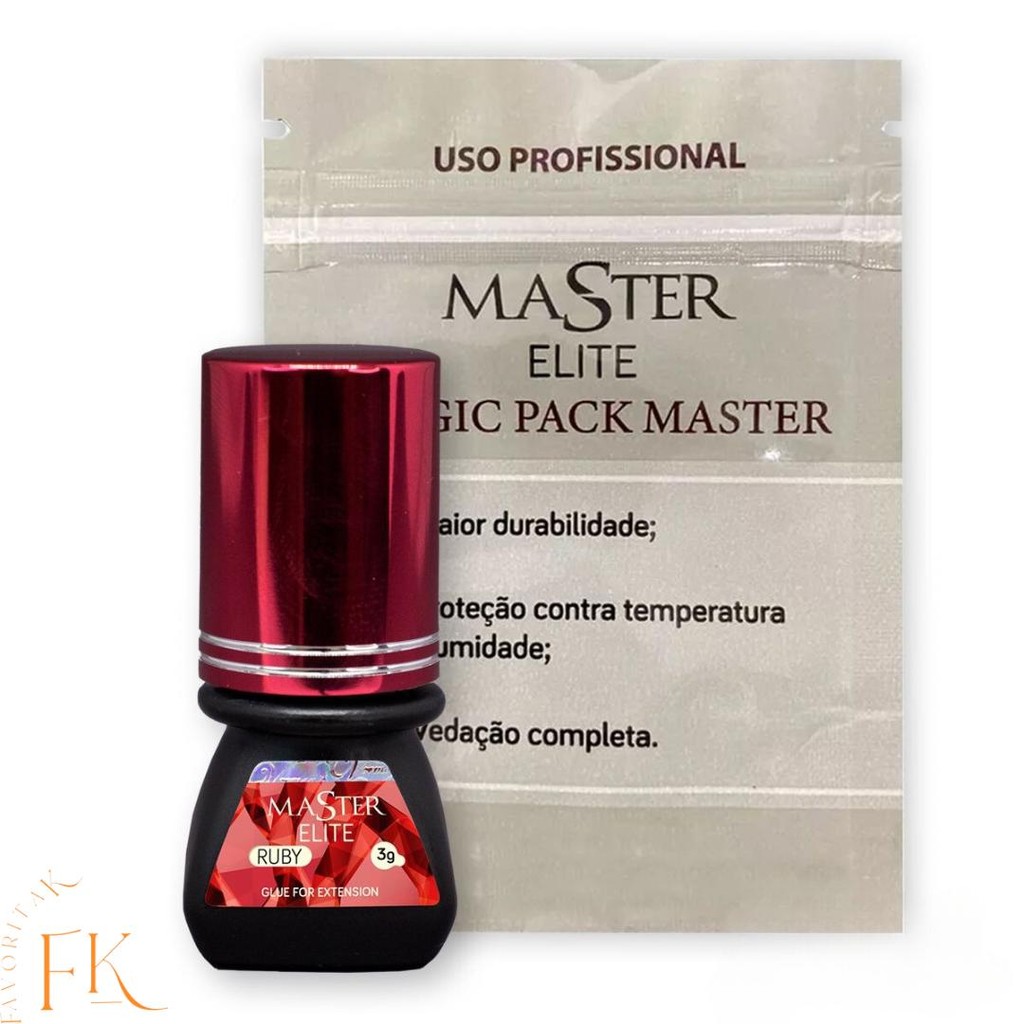 Cola Ruby Master Elite Profissional Extensão Cílios 3g Adesivo