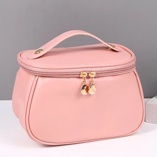 Caixa de armazenamento à prova d'água de grande capacidade da versão coreana da bolsa de maquiagem Marisa em Oferta na Shopee