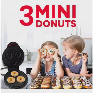 Máquina De Donuts Mini Faz 3 Rosquinhas em Oferta na Shopee