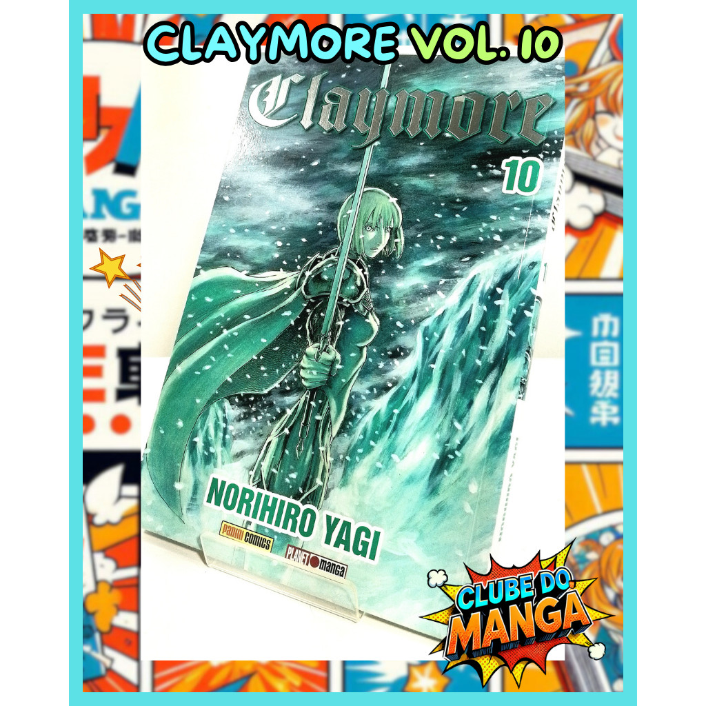 CLAYMORE VOL. 10 [MANGÁ] [PANINI] [CLUBE DO MANGÁ] | Shopee Brasil