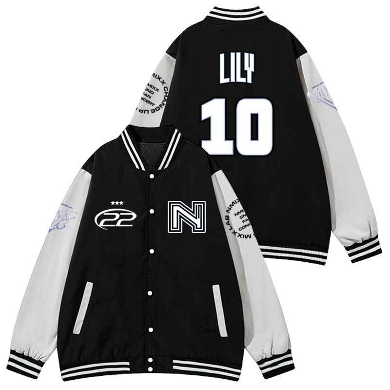 NMIXX CHANGE UP : MIXX LAB Merch Uniforme De Beisebol Masculino E