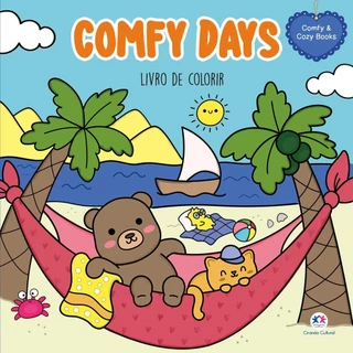 Livro Comfy & Cozy Books Comfy Days | Para Colorir em Oferta na Shopee