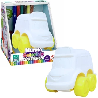 Brinquedo Mundo Colorido Onibus Para Pintar 599 Super Toys