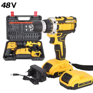 Parafusadeira 26V/48V com 2 Baterias, Estuche e Acessórios