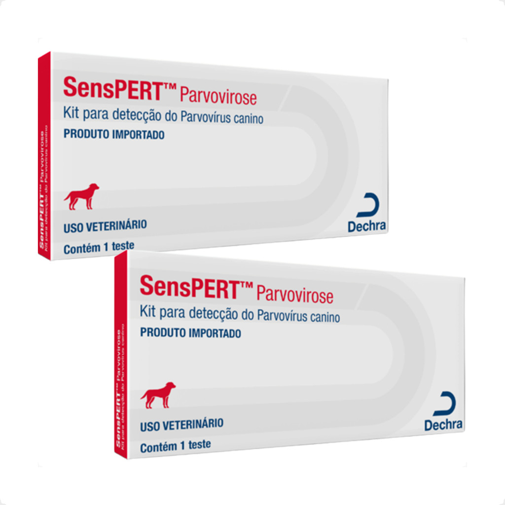 Kit 2 SensPert Parvovirose Dechra Kit Detecção - 1 Teste | Shopee Brasil