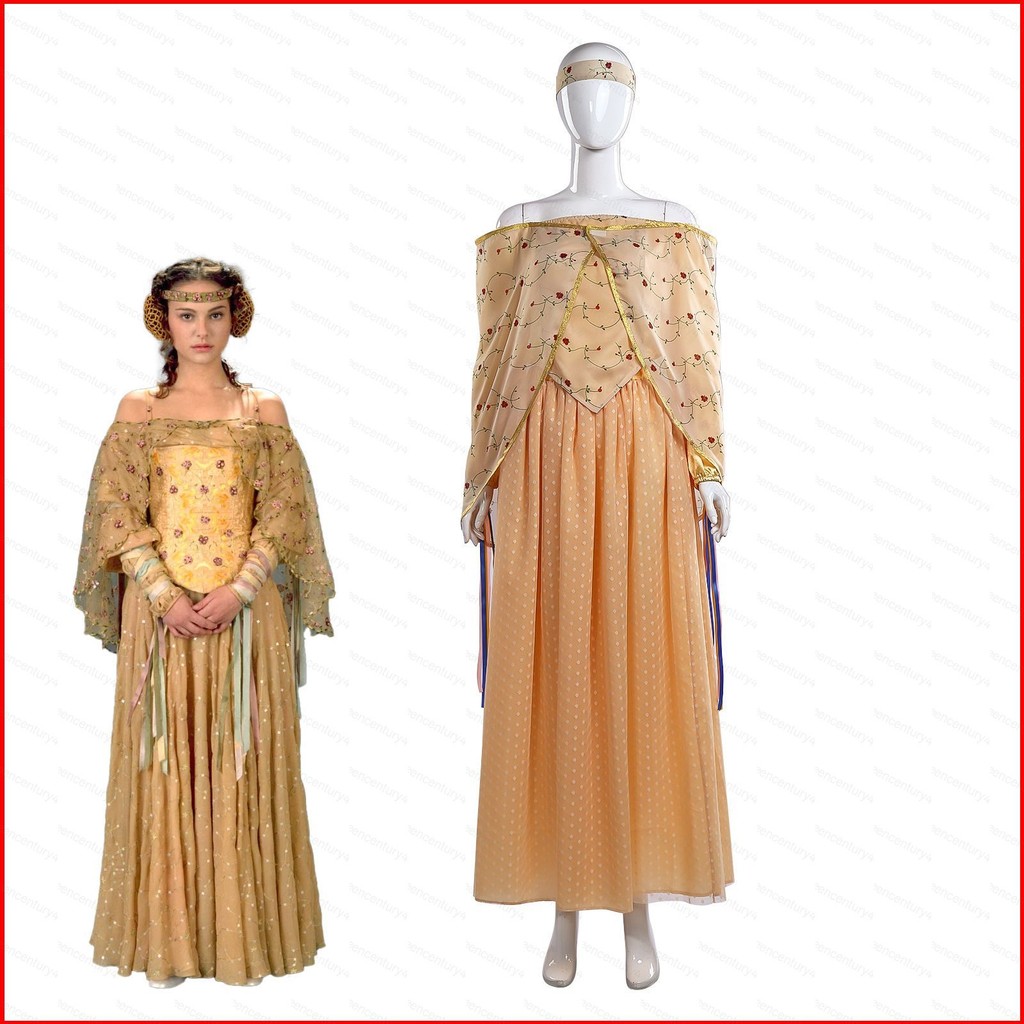 G4 Star Wars Padme Amidala Pna Vestido Cosplay Pano Fantasia De Festa 