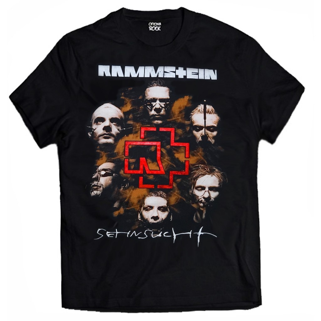 Camiseta Rock - Banda Rammstein Sehnsucht - UNISSEX