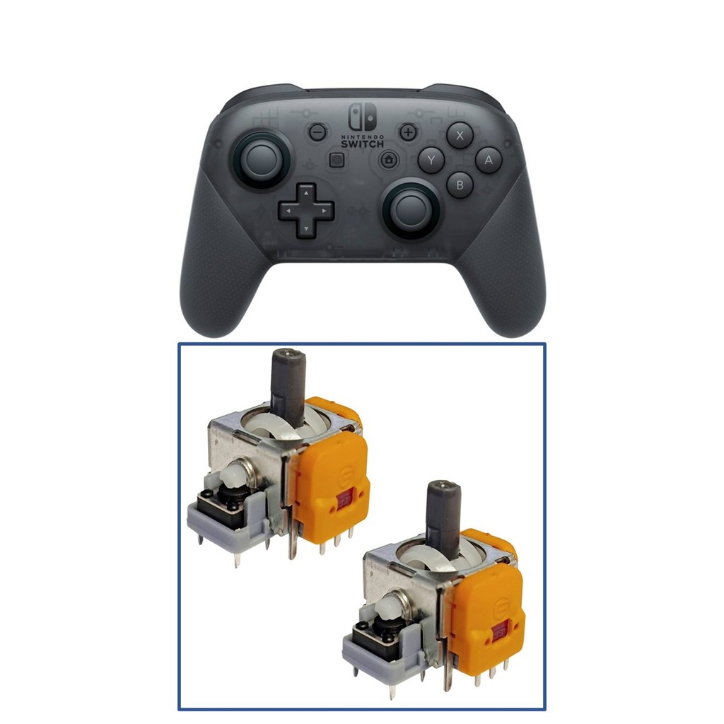 Kit 10 Analógicos 3D Magnético Hall Effect Controle Nintendo