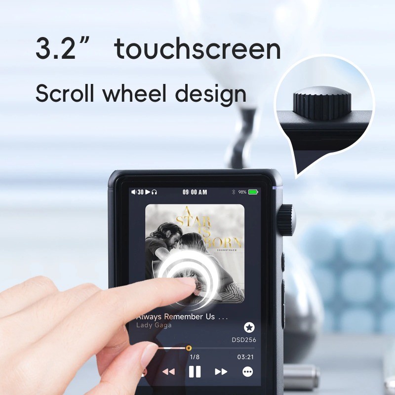 HiBy R3 II 2025/R3 Gen 2 Leitor De Música MP3 Bluetooth 5.1