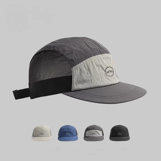 Boné Trucker Five Panel com Malha Lateral e Bordado Praia Corrida Uso Diário Unissex Moda