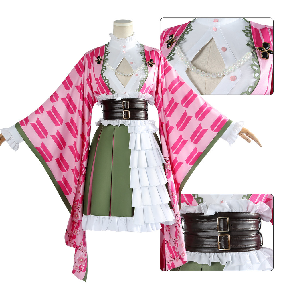 Fantasia de Cosplay de Demon Slayer Kimetsu No Yaiba, Kanroji Mitsuri ...