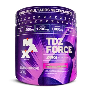 Tdz Force Pré treino Workout Max Titanium 300g By Zanca