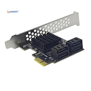 Placa De Expansão SATA3.0 Para Porta PCI-E4 6G Adaptadora 88SE9215 IPFS Cartão De Conversão De Disco Rígido