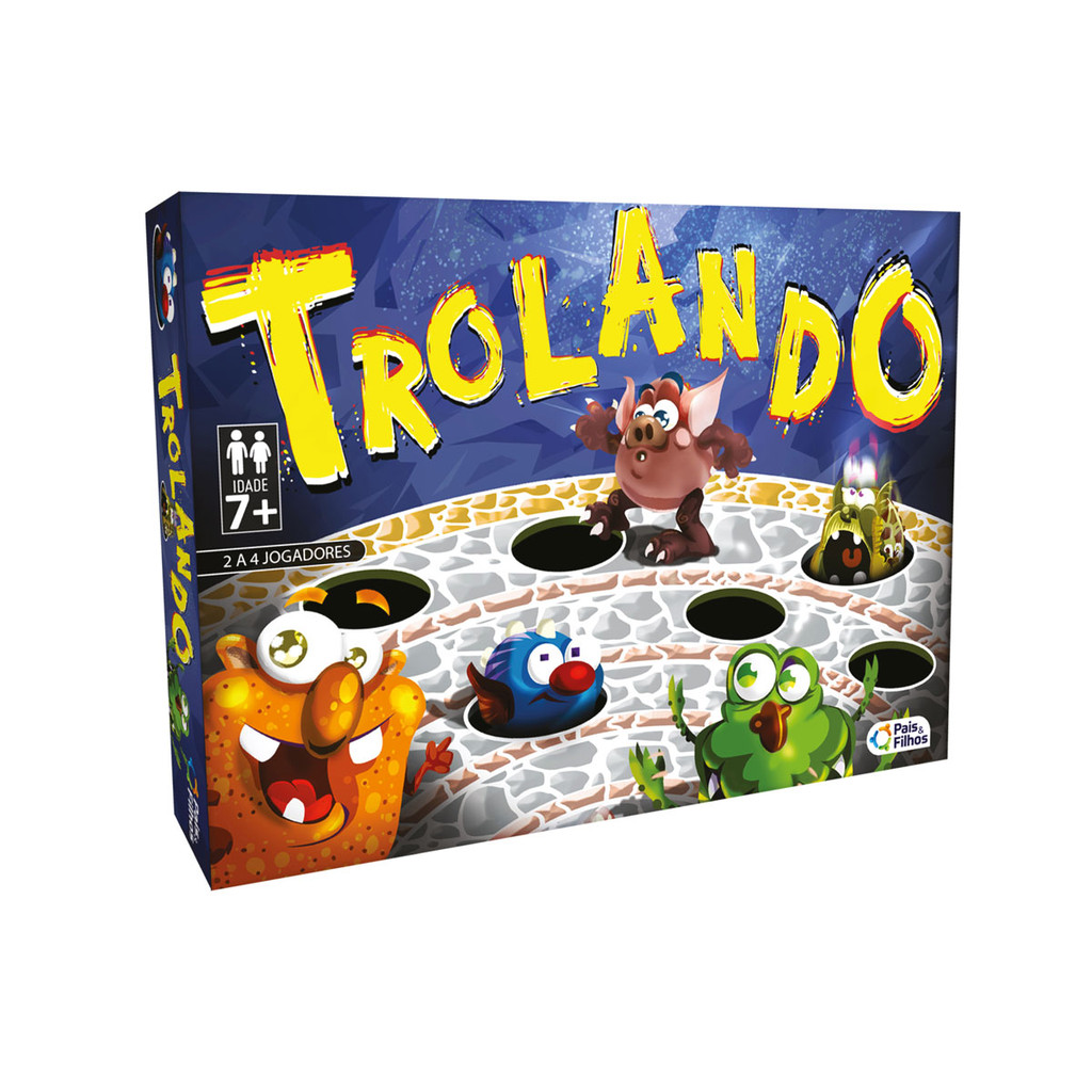 Jogo de Tabuleiro Labirinto Trolando Criança 6 anos ou mais Pais e ...