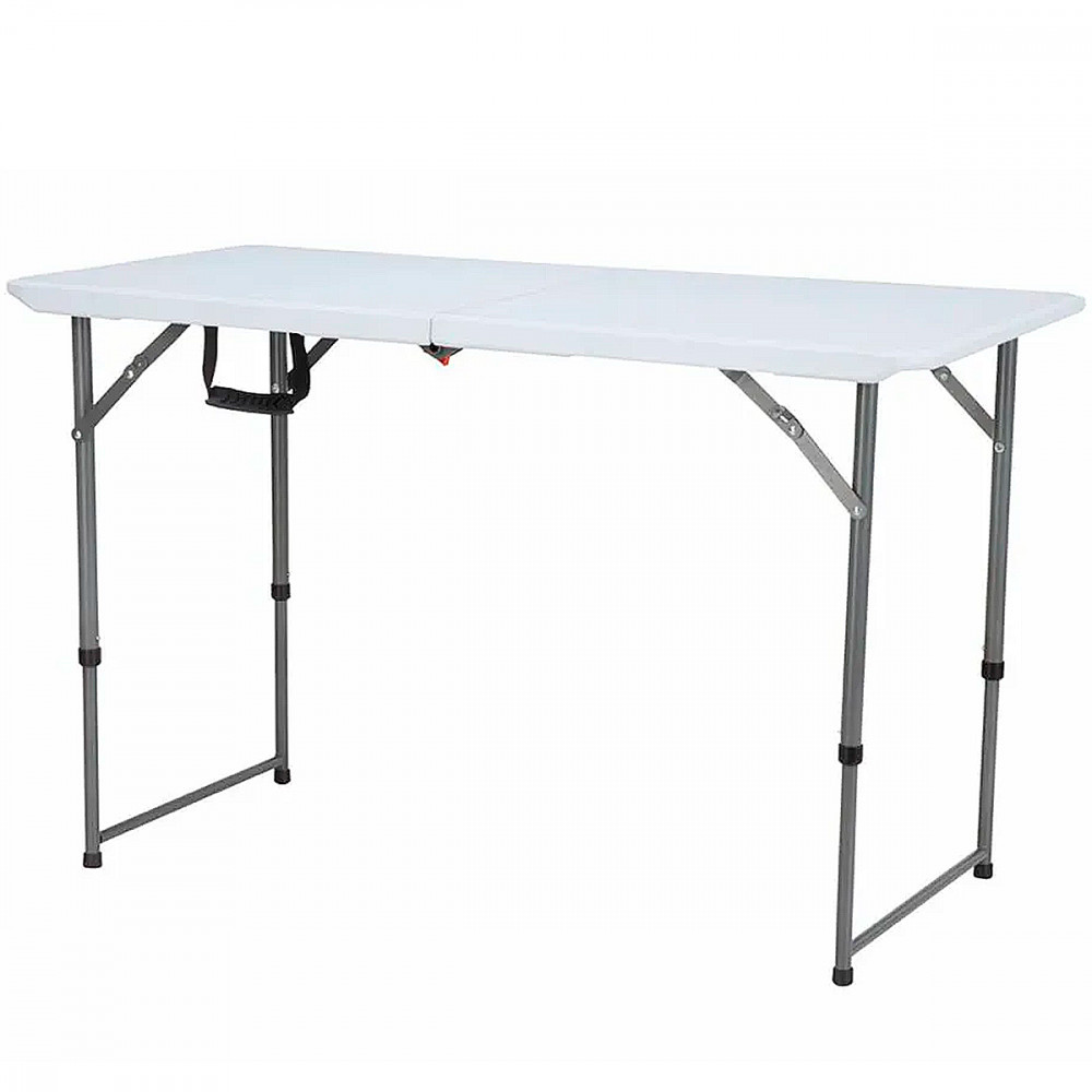 Mesa dobrável Nautika com ajuste de altura Robust 120cm Branco | Shopee ...