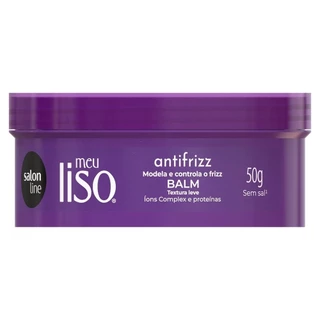 Creme Modelador Salon Line Meu Liso Balm Antifrizz 50g em Oferta na Shopee