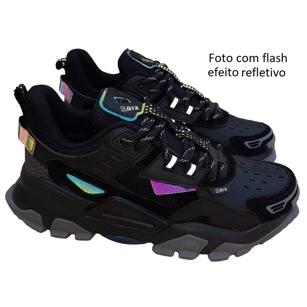 Tenis Qix Trek Refletivo Sneaker Esportivo Run Qx5202 | Shopee Brasil