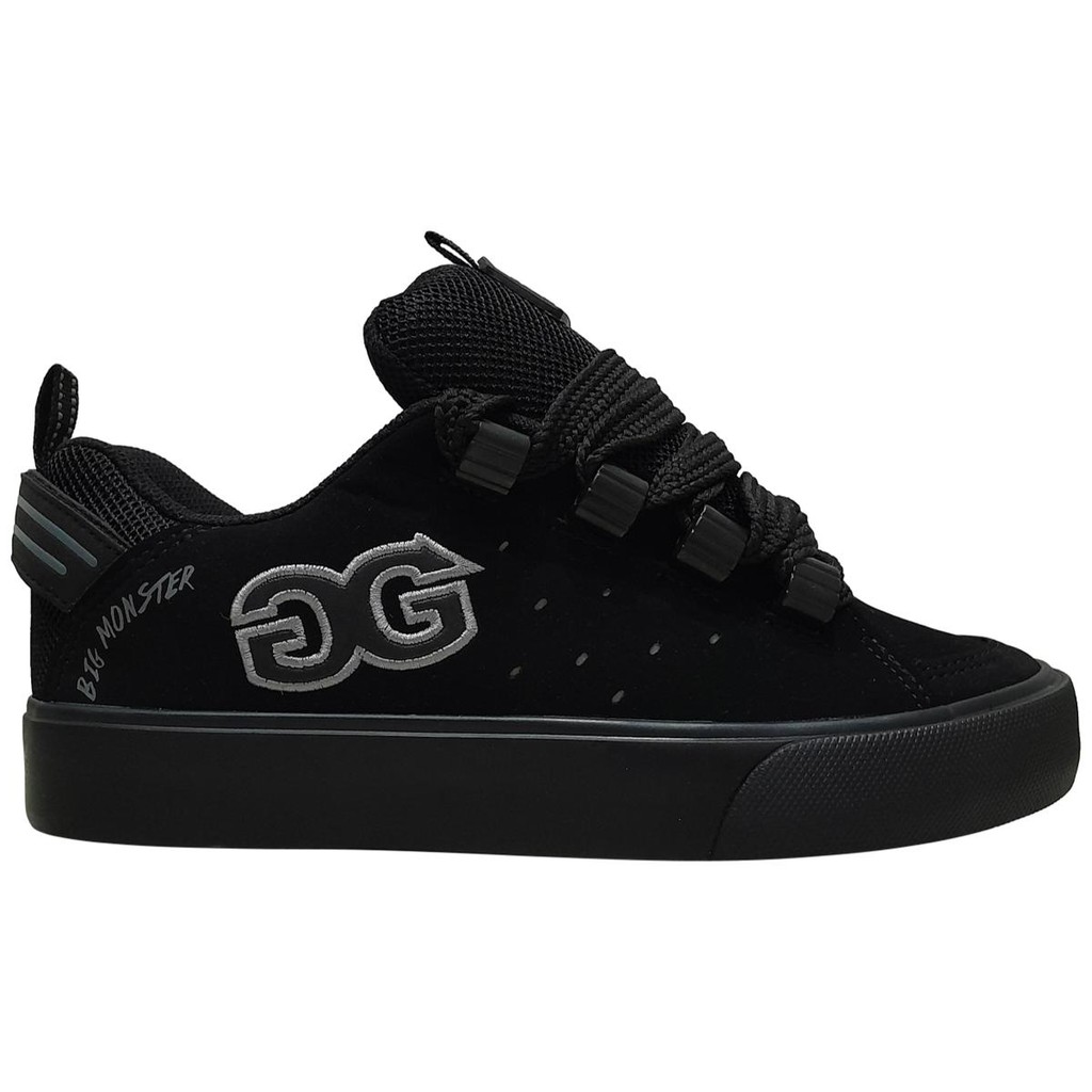 Tênis Qix Double G Big Monster Nobuck Robusto Cadarço Largo